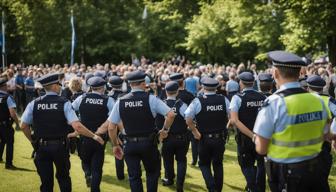 Polizei löst Gartenparty wegen verfassungsfeindlicher Parolen auf