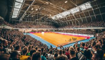 Premiere des hallenfußballs in Pößneck: sportlich und schick